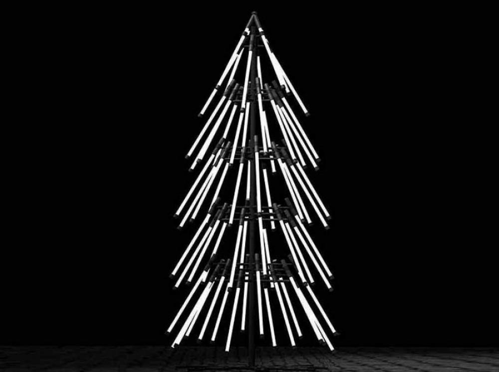 А какво ще кажете за светещо дръвче?