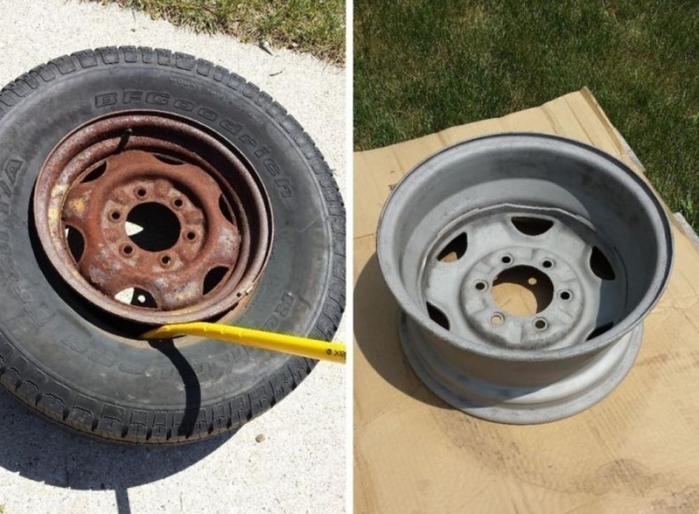 Стъпка 1: Отделете джантата от гумата