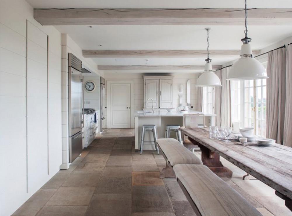 Каменна подова настилка за кухнята