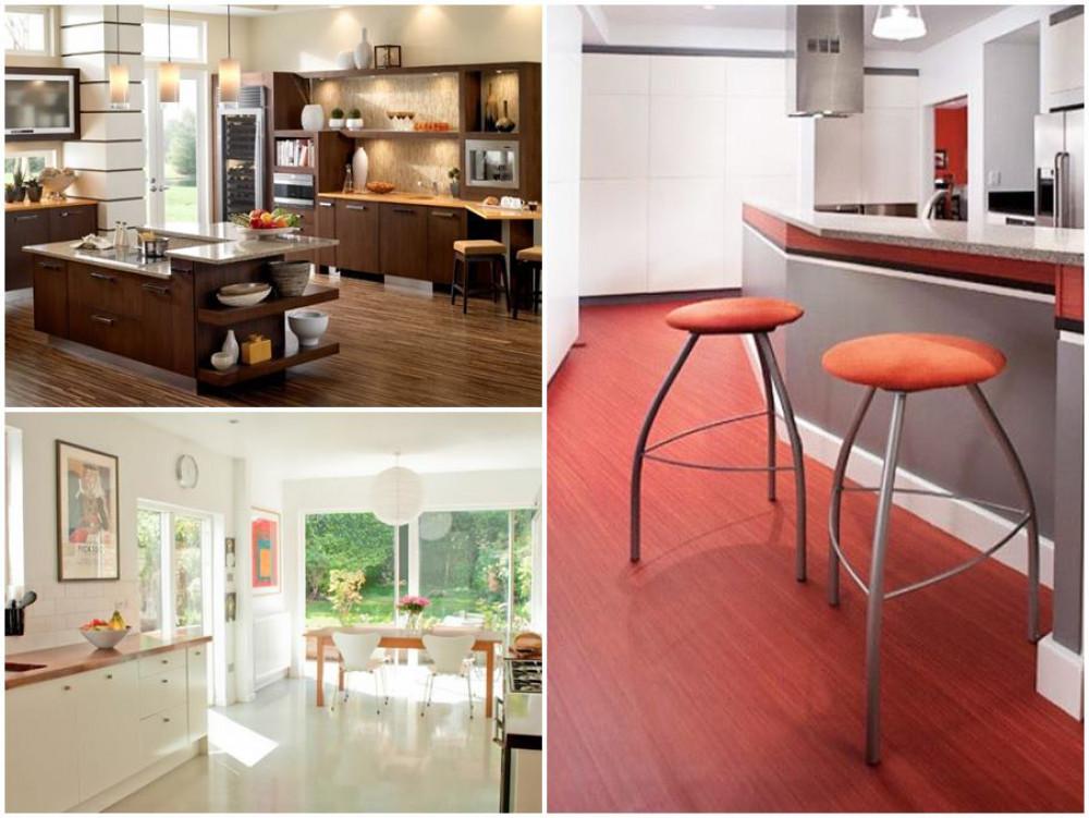 Кои са най-подходящите видове подови настилки за кухня?