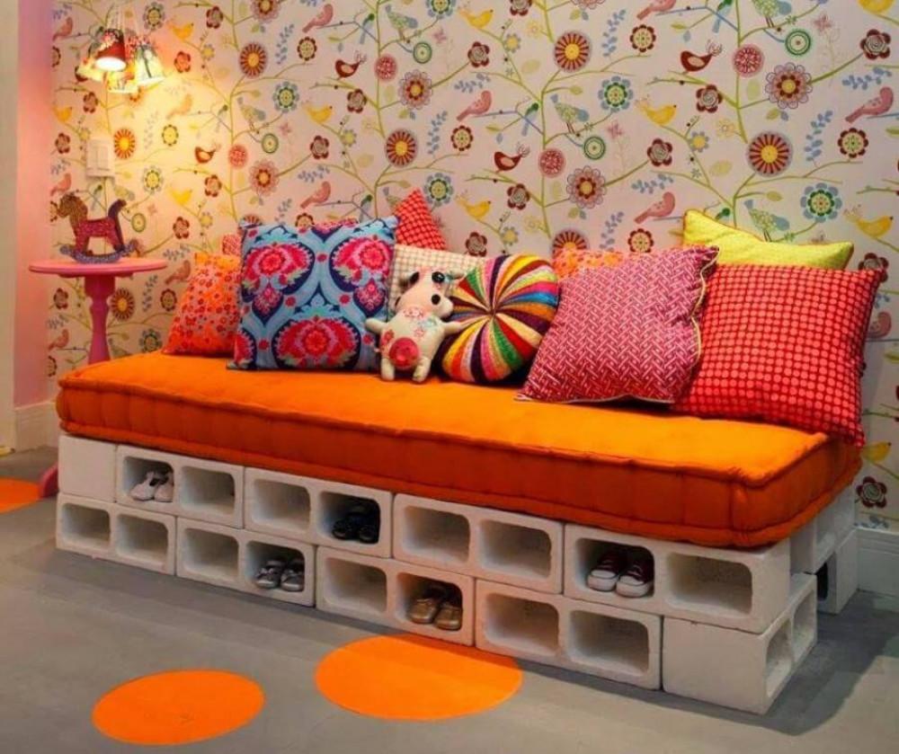 5 функционални приложения на бетоновите блокчета в интериора