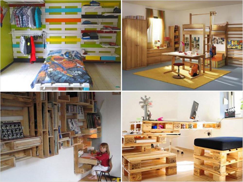 Големи проекти от палети за цялостен интериор