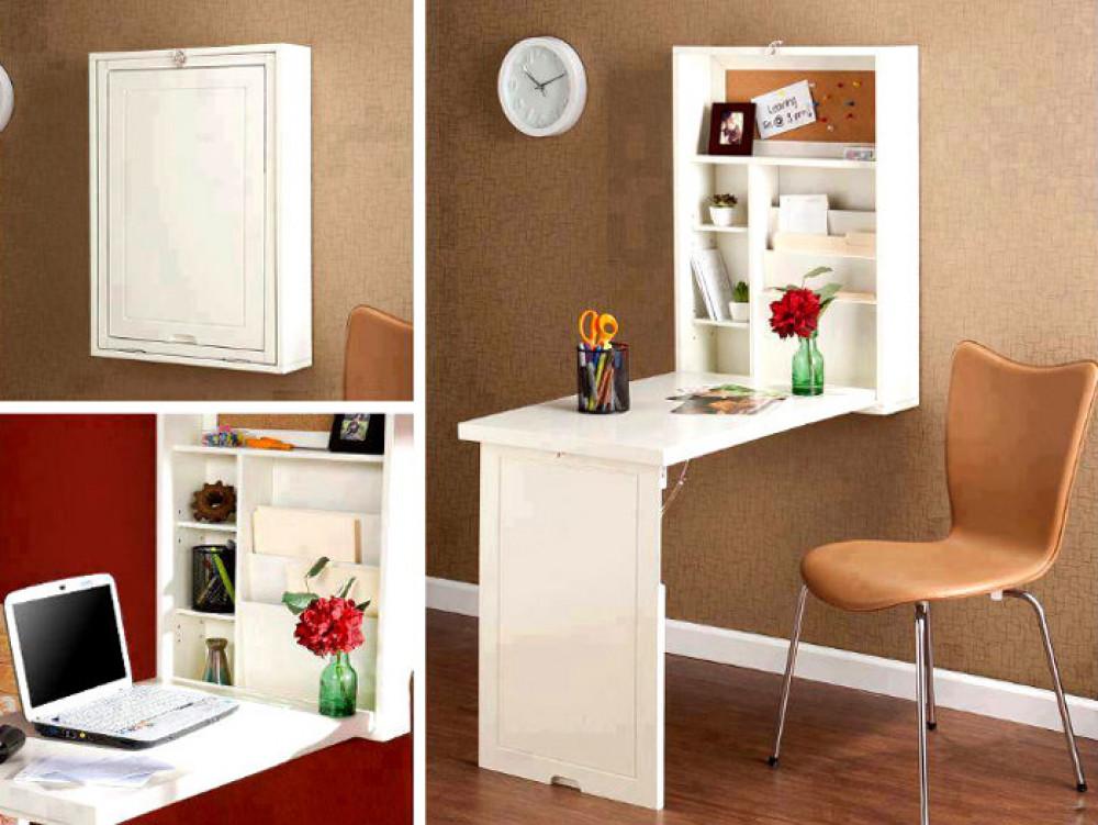 Практичен офис... в стената