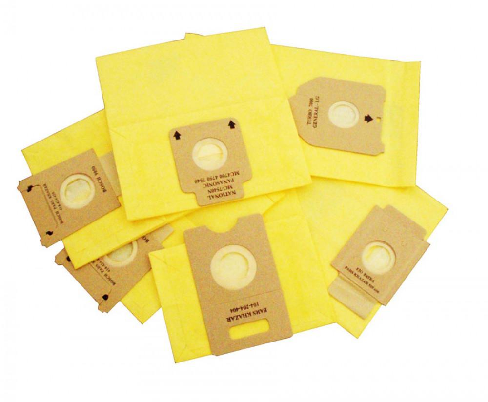 Обем на торбичката за прах и видове торби