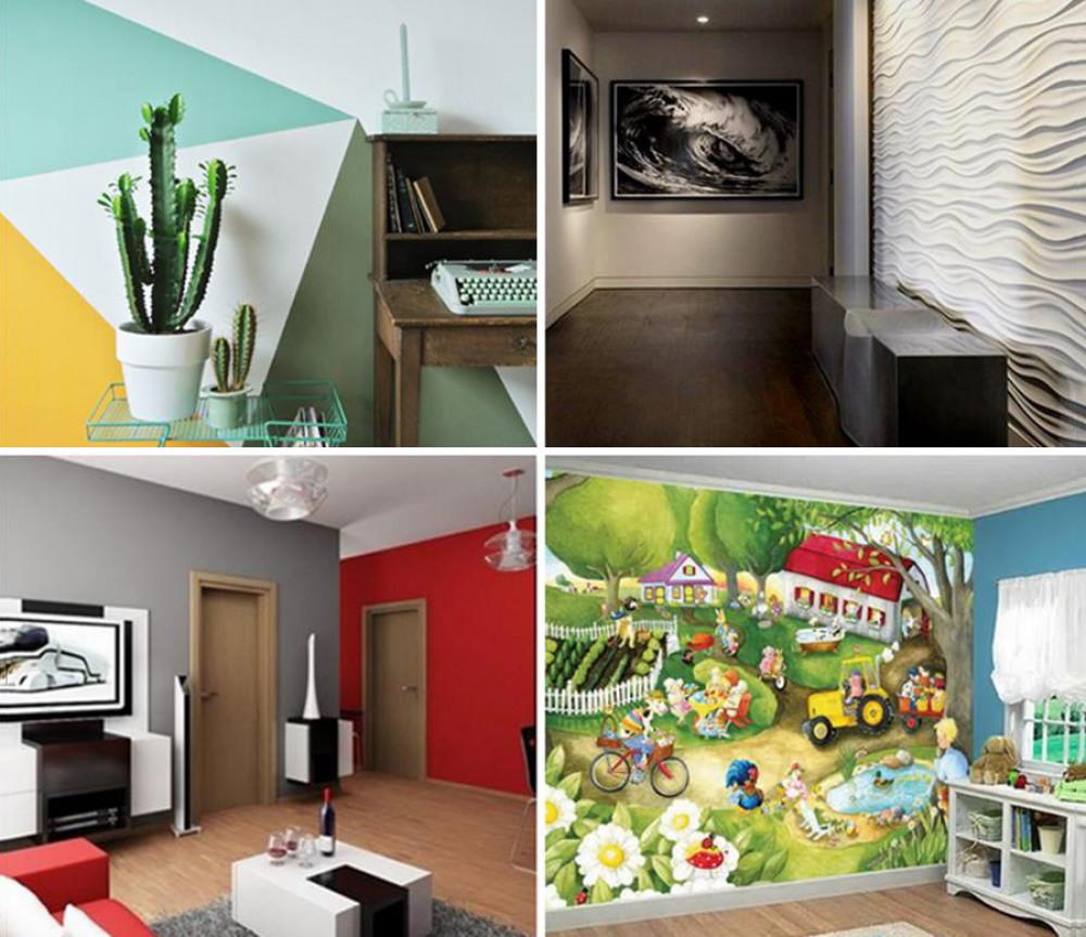 Креативни и цветни идеи за боядисване и декорация на стените