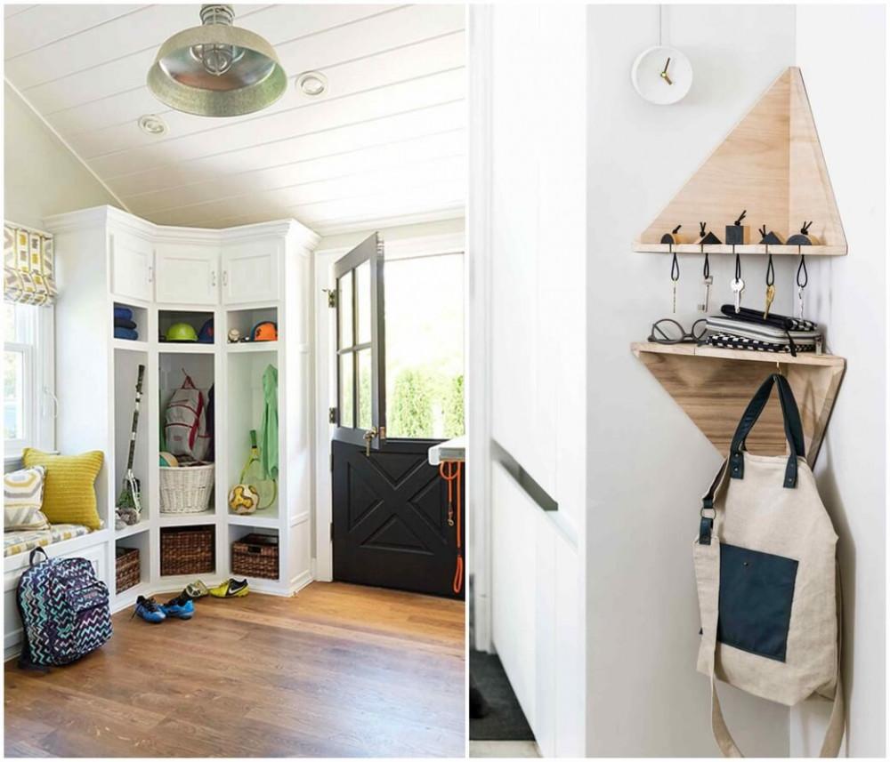 Ъглови пространства в антрето