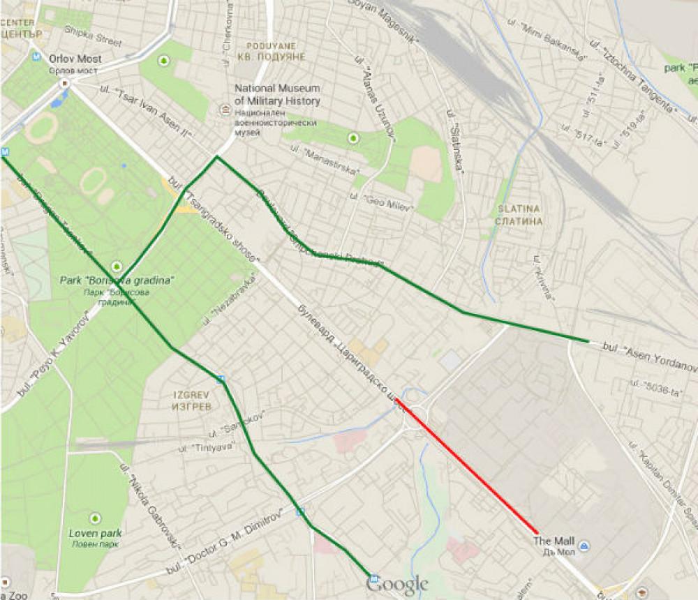 Бул. „България“ – от бул. „Витоша“ до квартал Борово