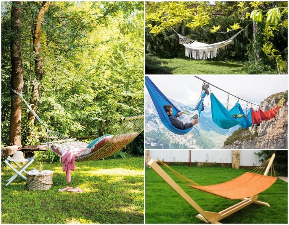Хамакът е един от най-оригиналните и лесни за осъществяване идеи!