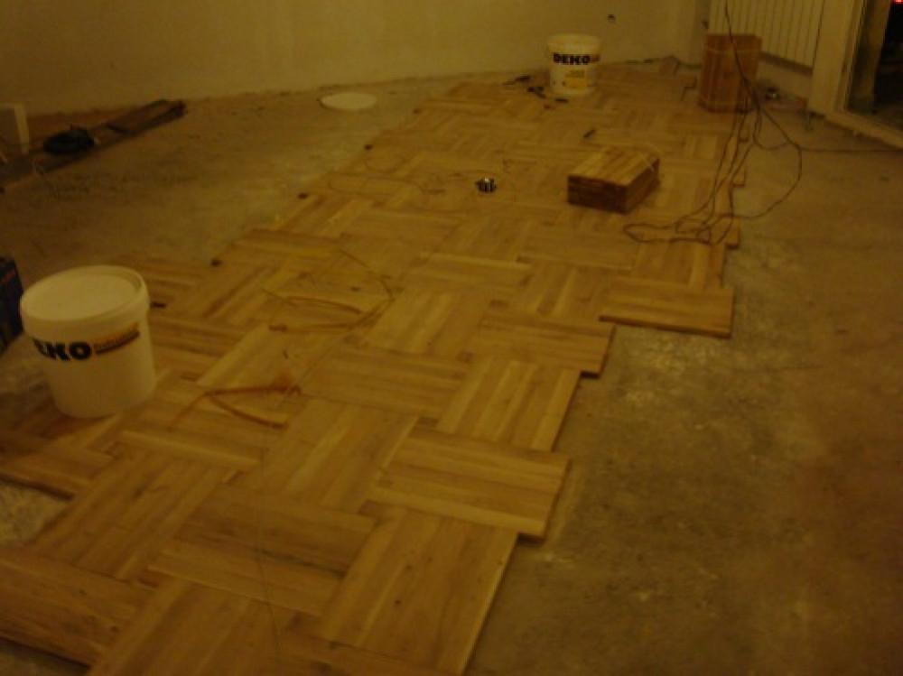 Състоянието на пода преди ремонта