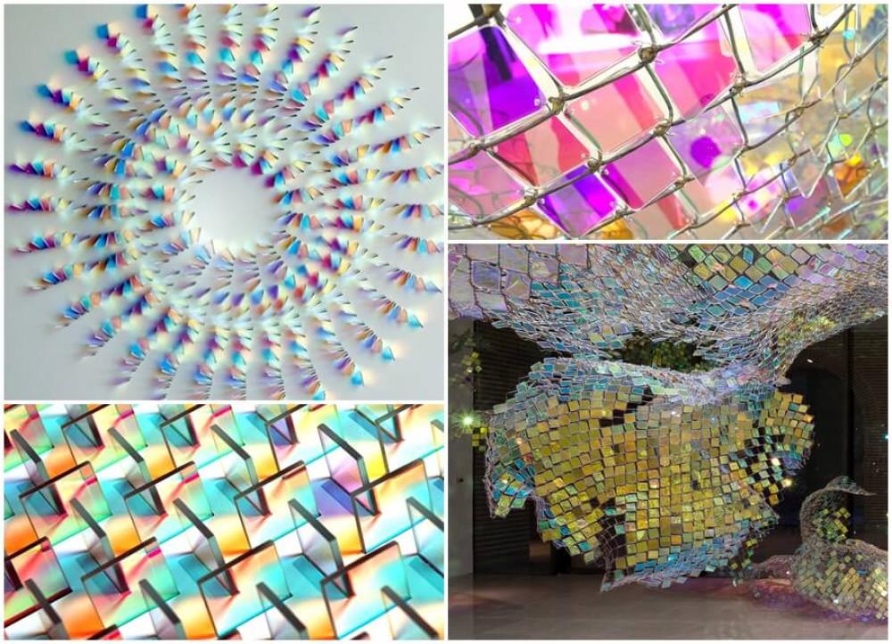Впечатляващи произведения, създадени с двуцветно стъкло