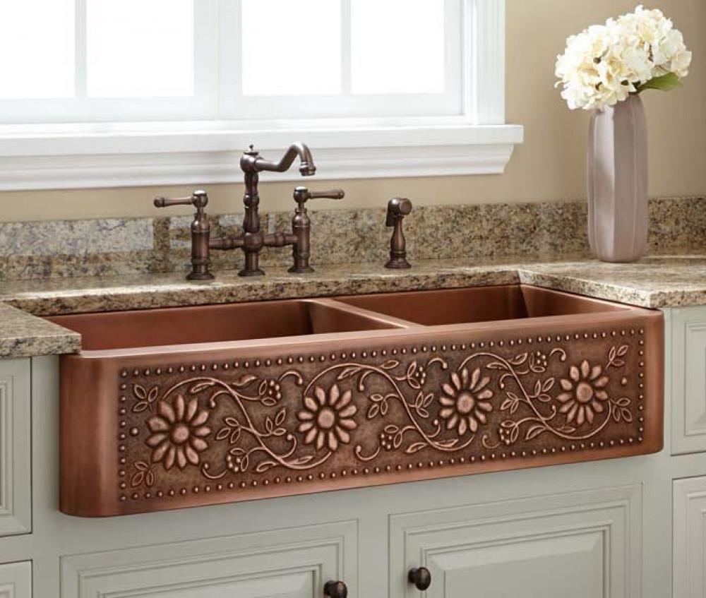 Медта ще придаде специфичен чар на мивката ви