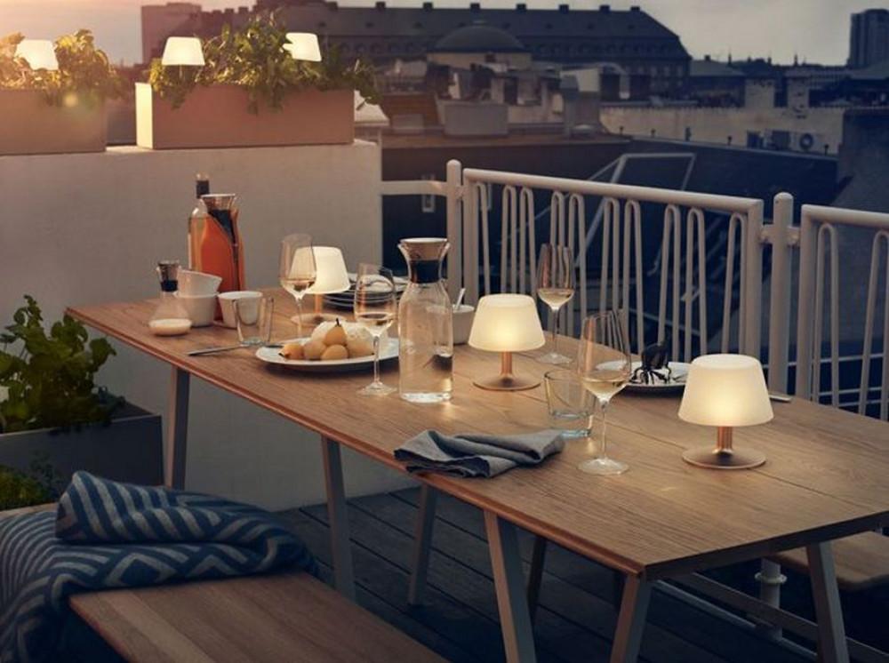 Няколко добри идеи за соларните лампи на терасата