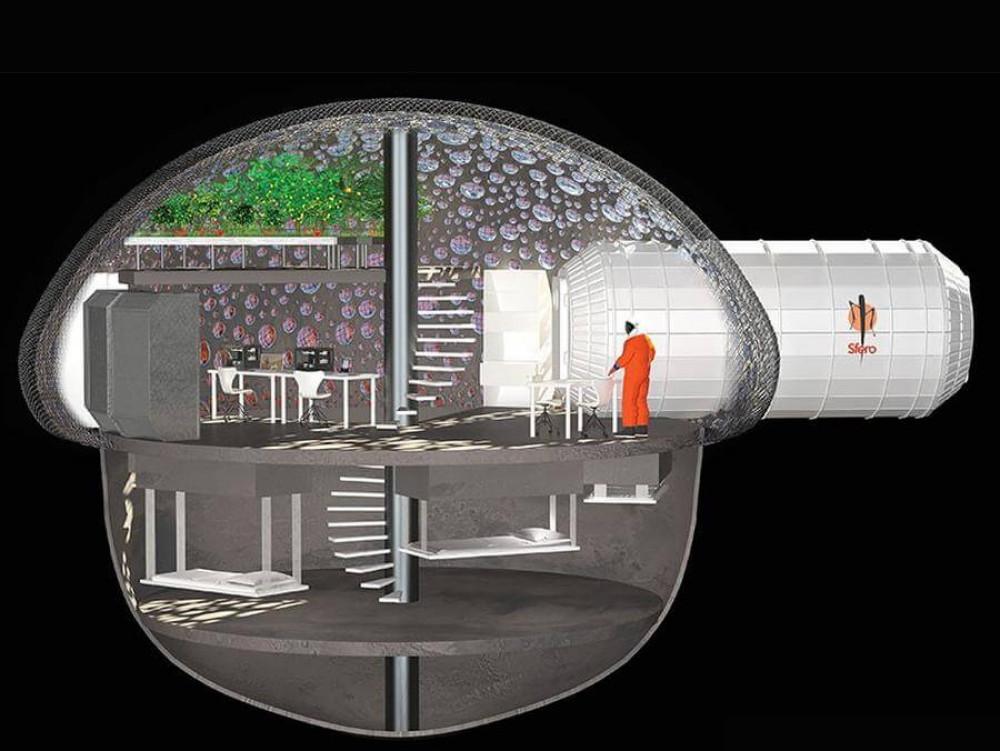 Архитектурният план за марсианското жилище