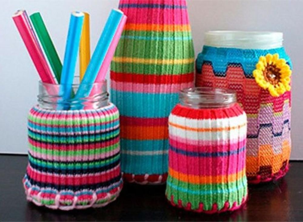 Направи си сам облечени цветни вази!