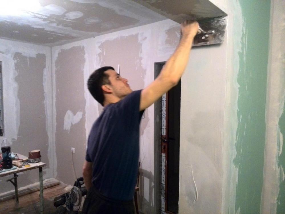 шпакловка гипсокартон