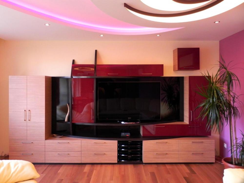 TV модули от ПДЧ,МДФ,Акрил,масивна дървесина.