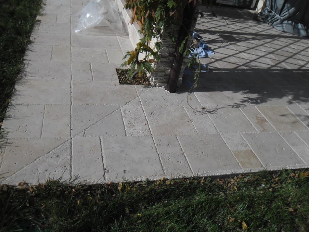 Облицовка с травертин