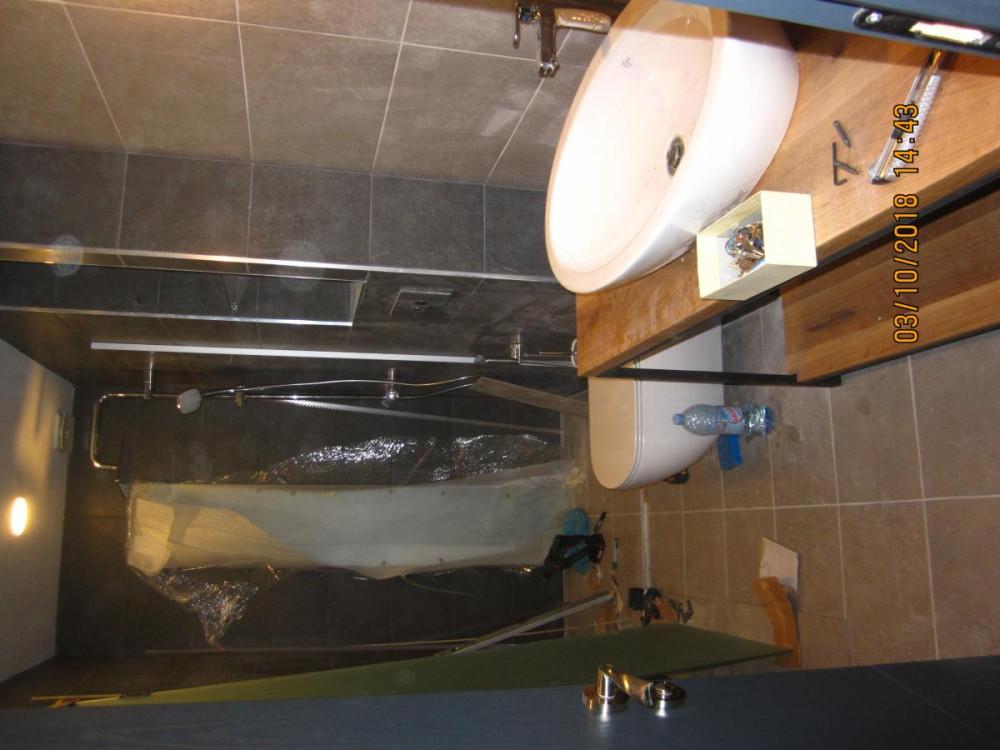 Окомплектоване на баня по дизайнерски проект.