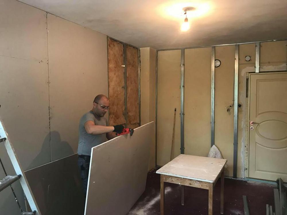 Поставяне на гипсокартон