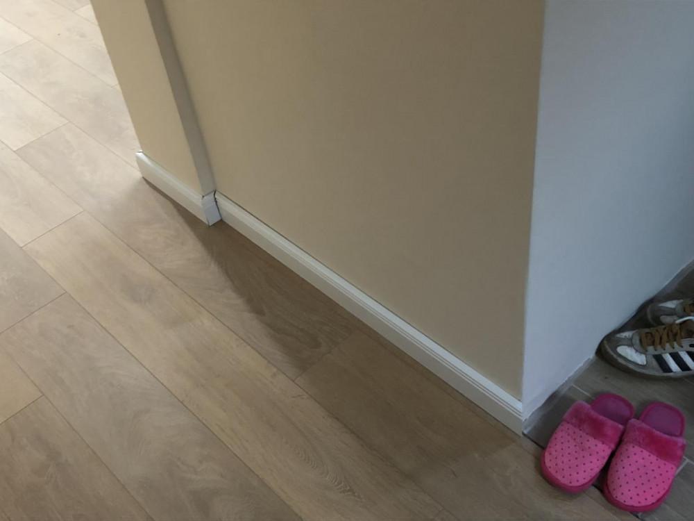 Ламинат с МДФ первази