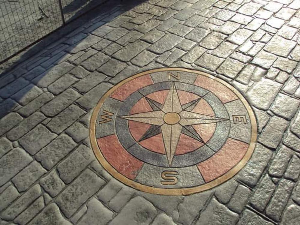 Щамповани мазилки и бетон.