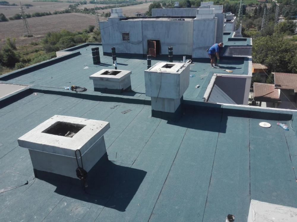 Плосък покрив двупластова система