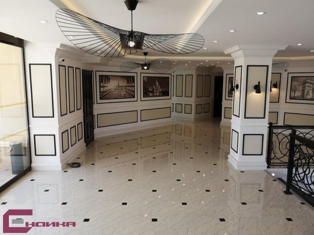 монтаж на фототапет, декоративни елементи, боя