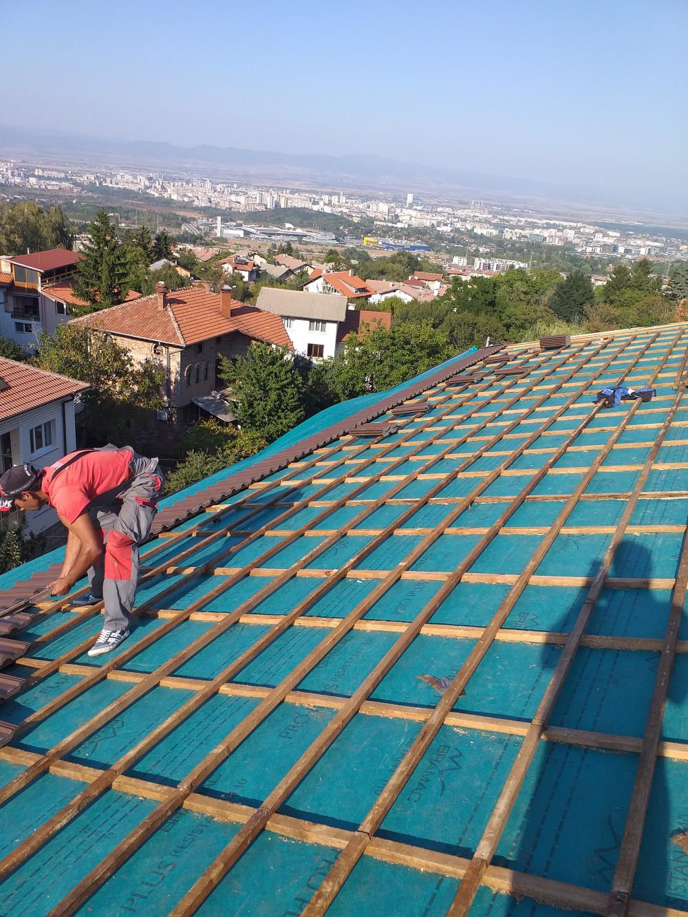 Изграждане на покрив