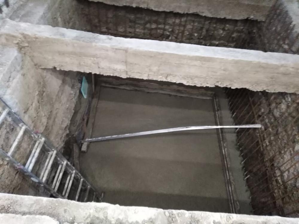 Полагане на бетон във фундамент