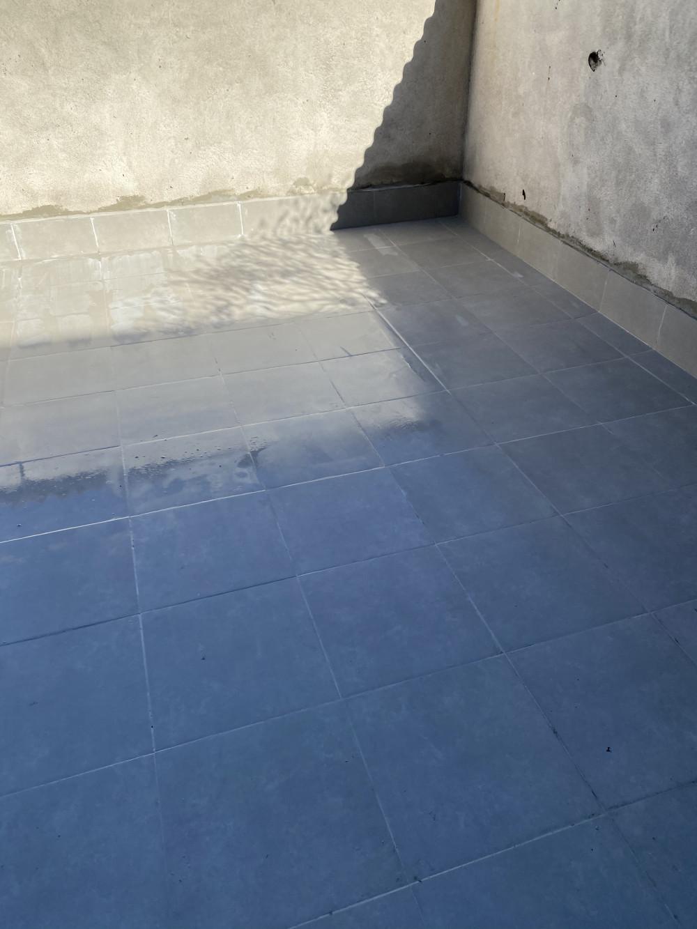 Битумна хидроизолация и лепене на плочки на тераса София ул.Цар Симеон