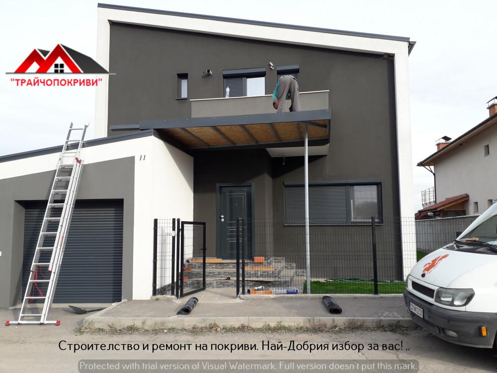 Почваме покриването със ОСБ плоскости