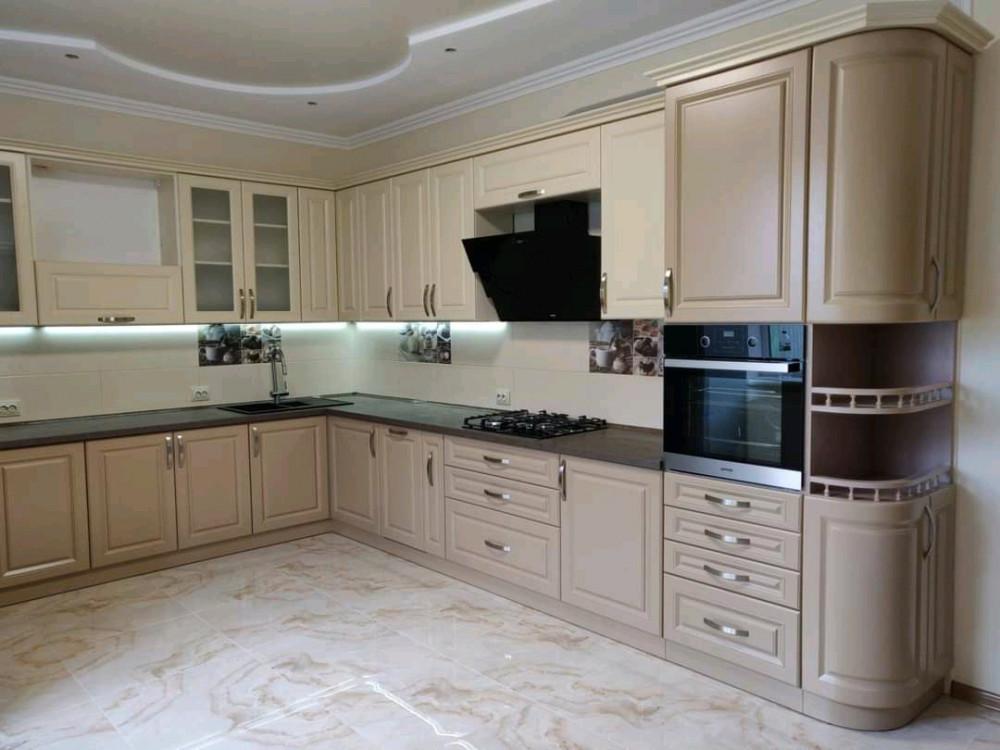 Кухня МДФ  фурнир класически стил