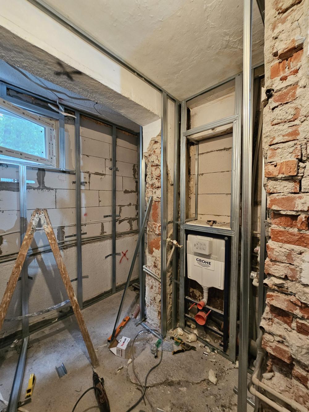 Конструкция за Гипсокартон в баня