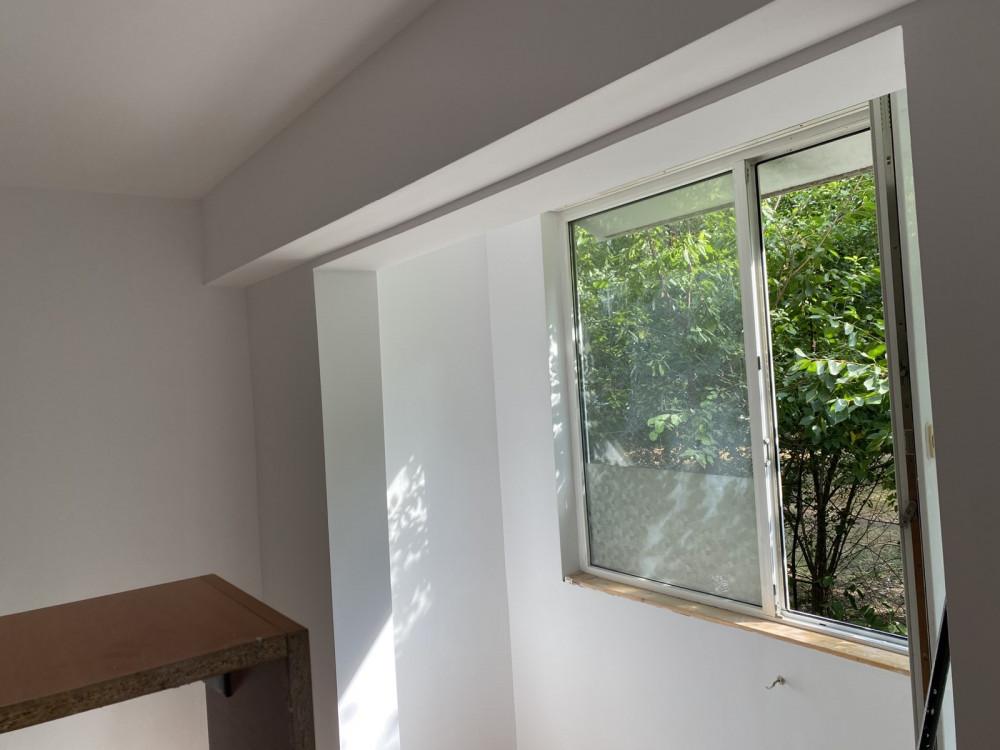 Тераса и свод след обработка