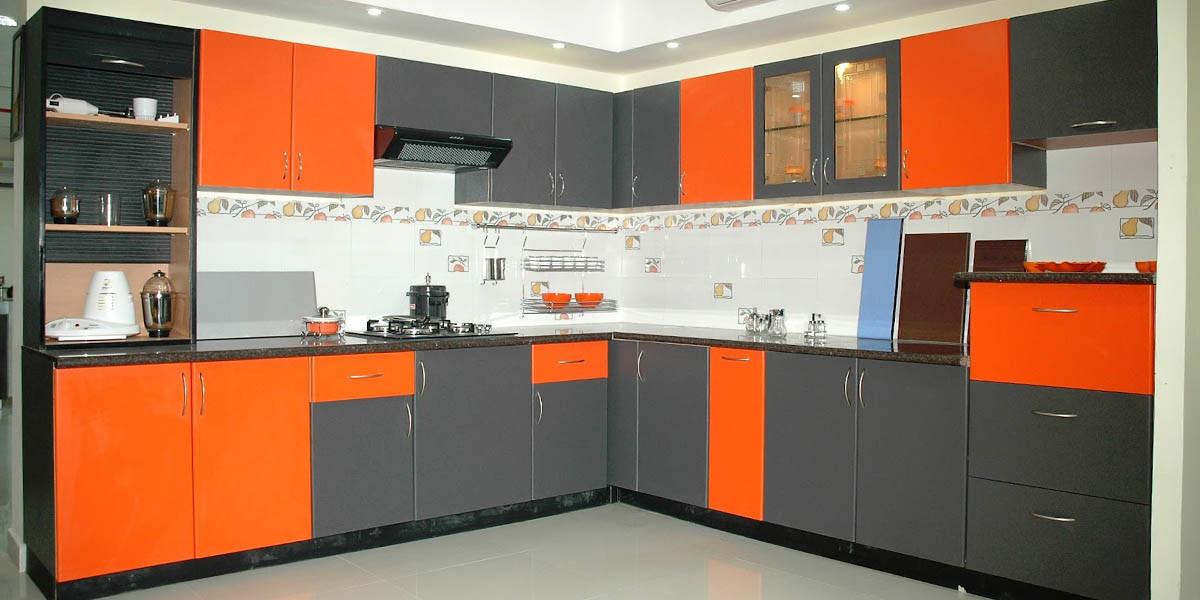 Сиво и ярко оранжево