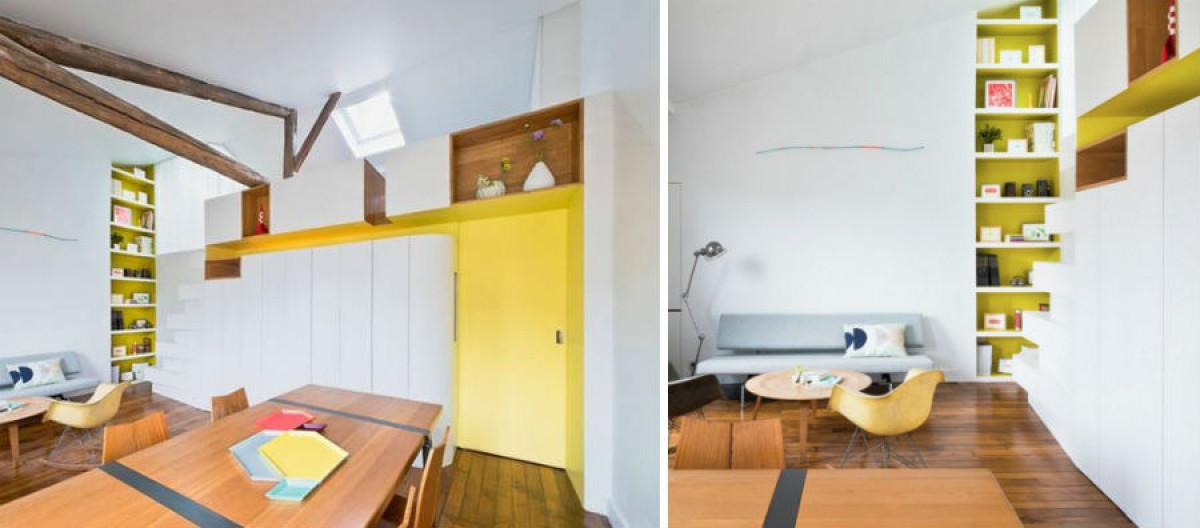 Библиотека за книги с цветно настроение