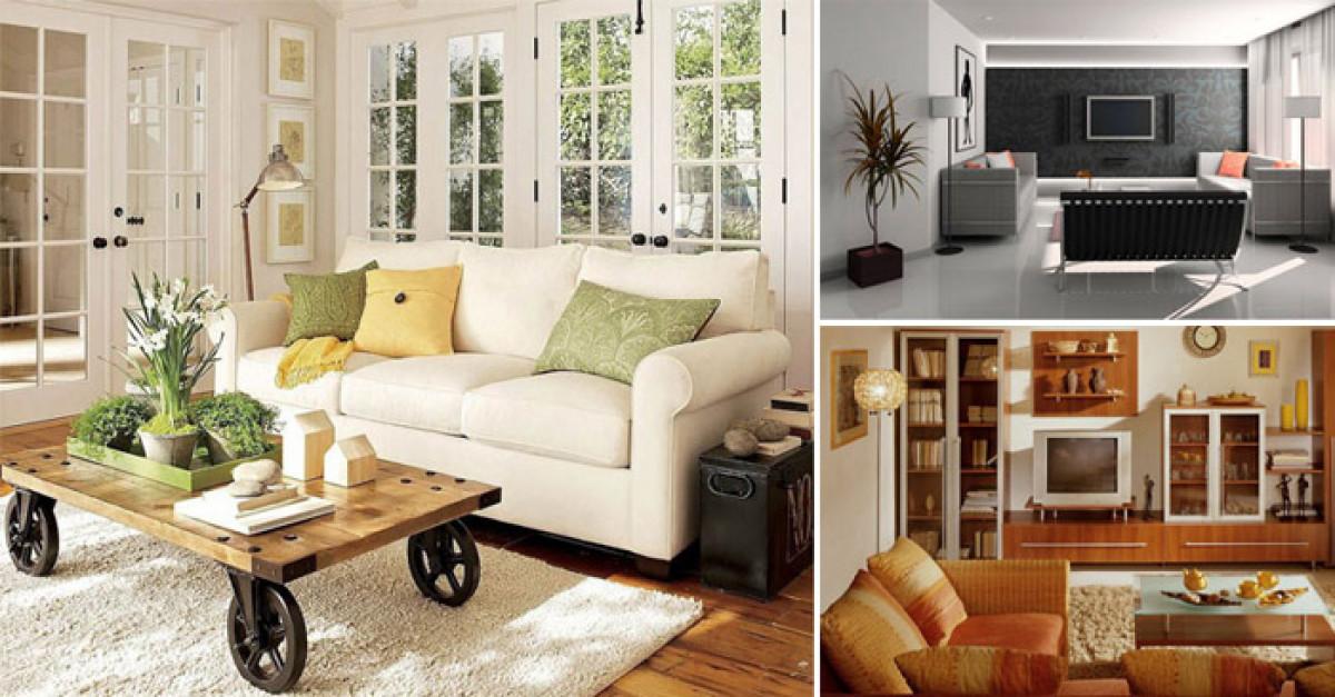 8 дизайнерски трика, които да приложите на дневната