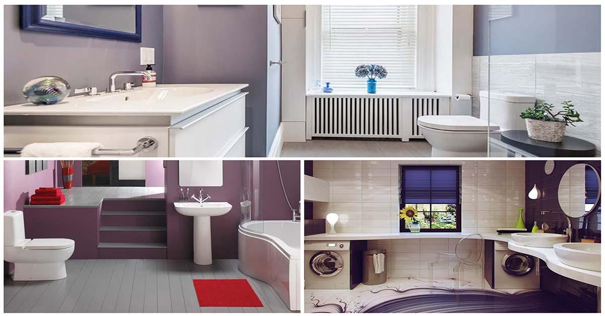 Перфектната баня в лилаво в няколко стъпки