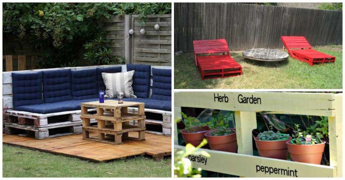 Креативни идеи за палети в градината и на терасата