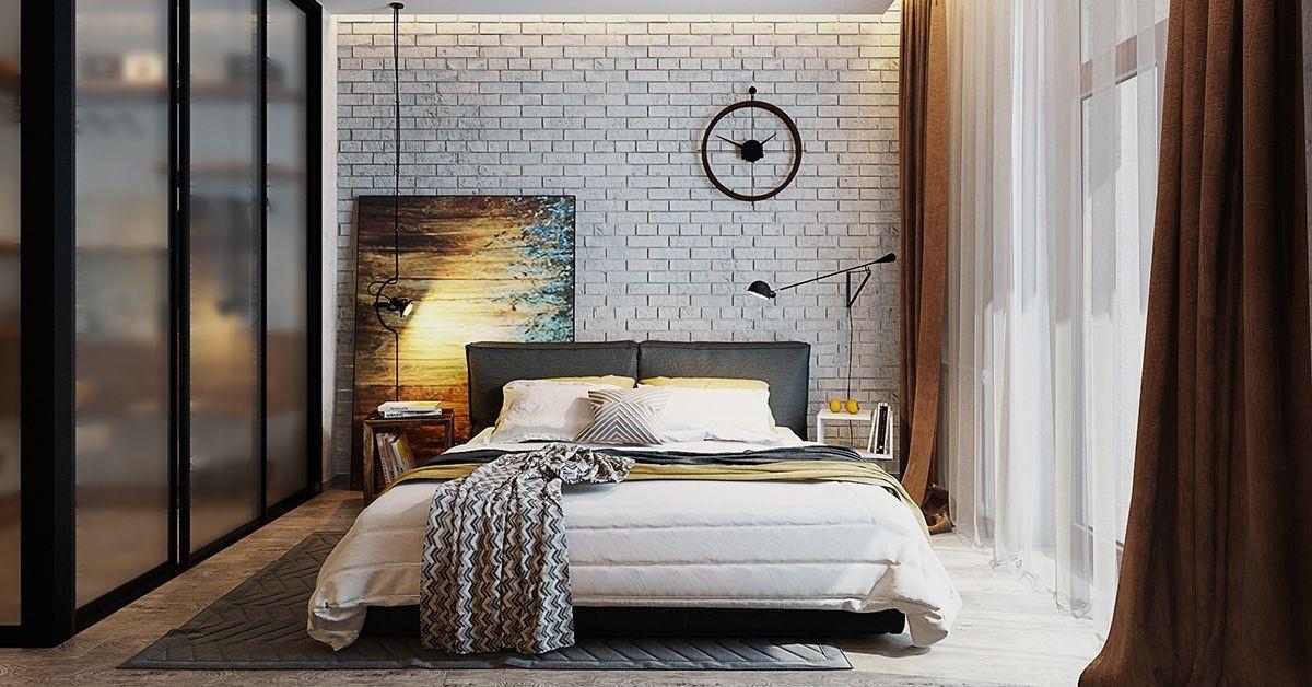 Модерната тухлена стена