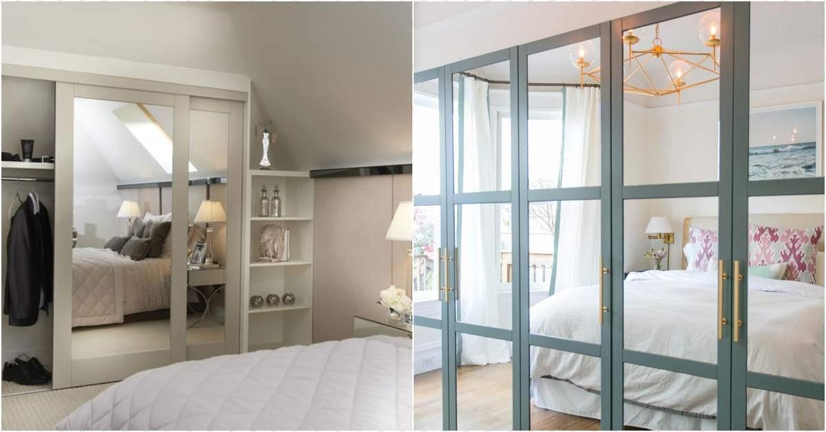 Изберете огледална врата на гардероба