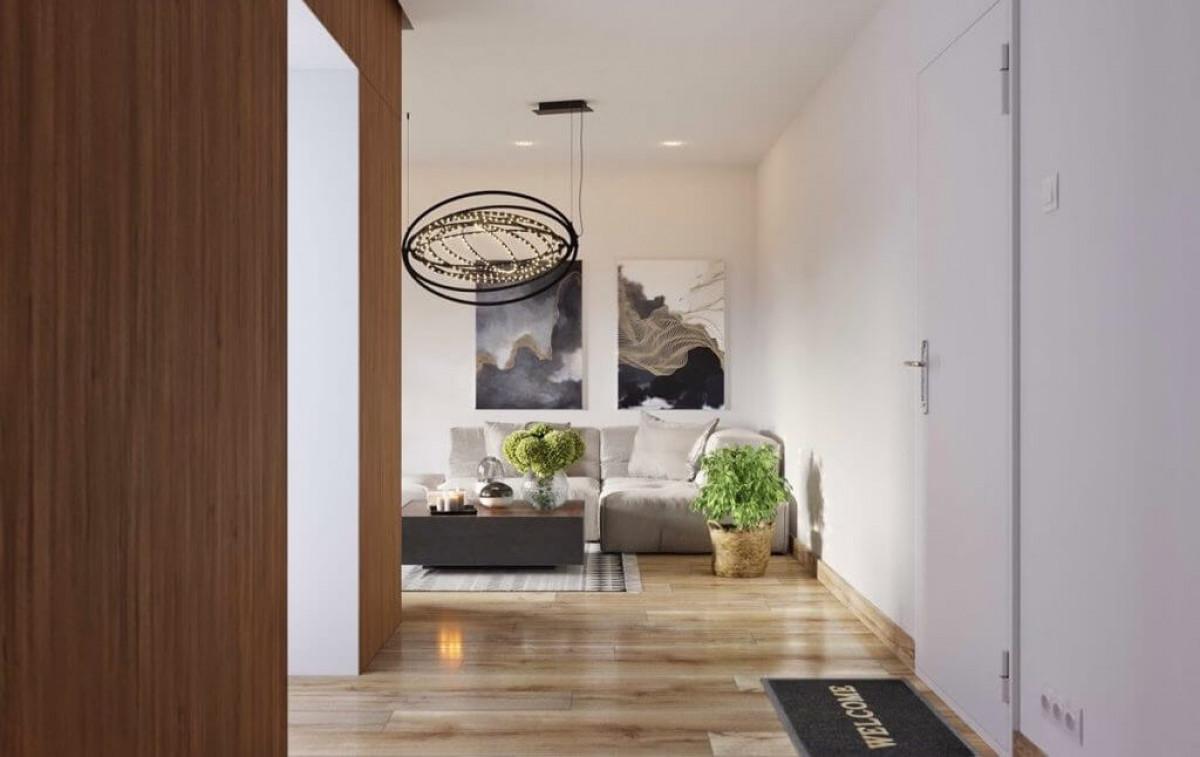 Антрето ни въвежда в гостоприемна дневна