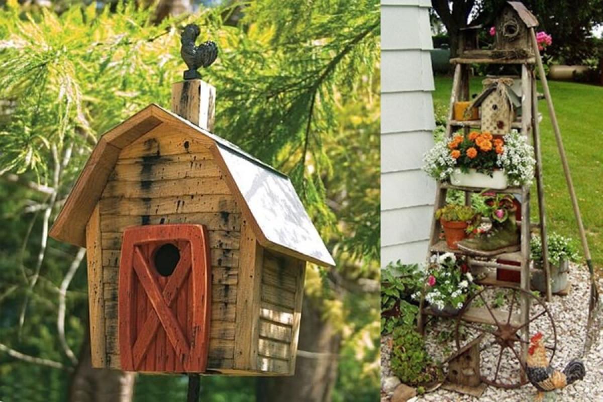 Декоративни петлета, къщички за птици и какво ли още не
