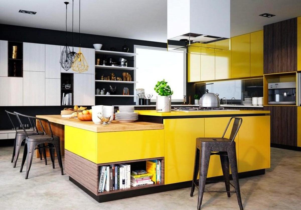 Кухненският остров като ярък акцент