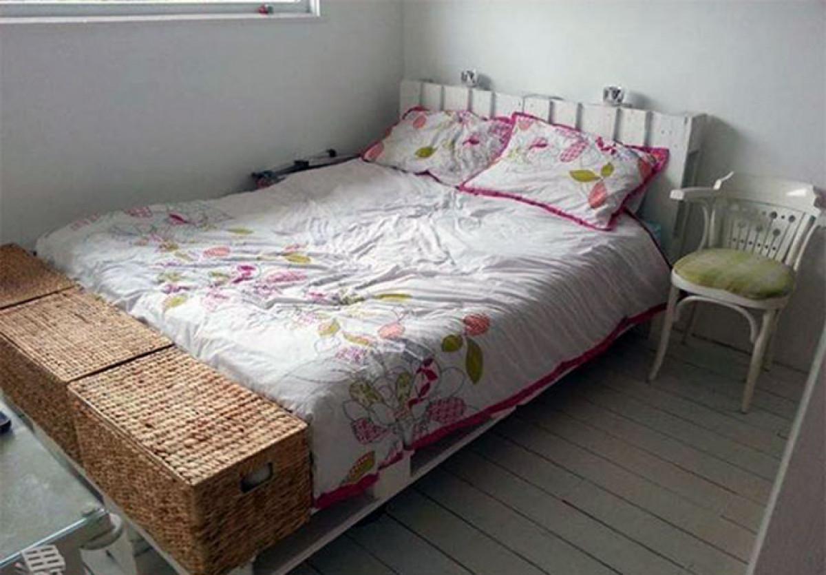 Изчистено и практично легло от палети