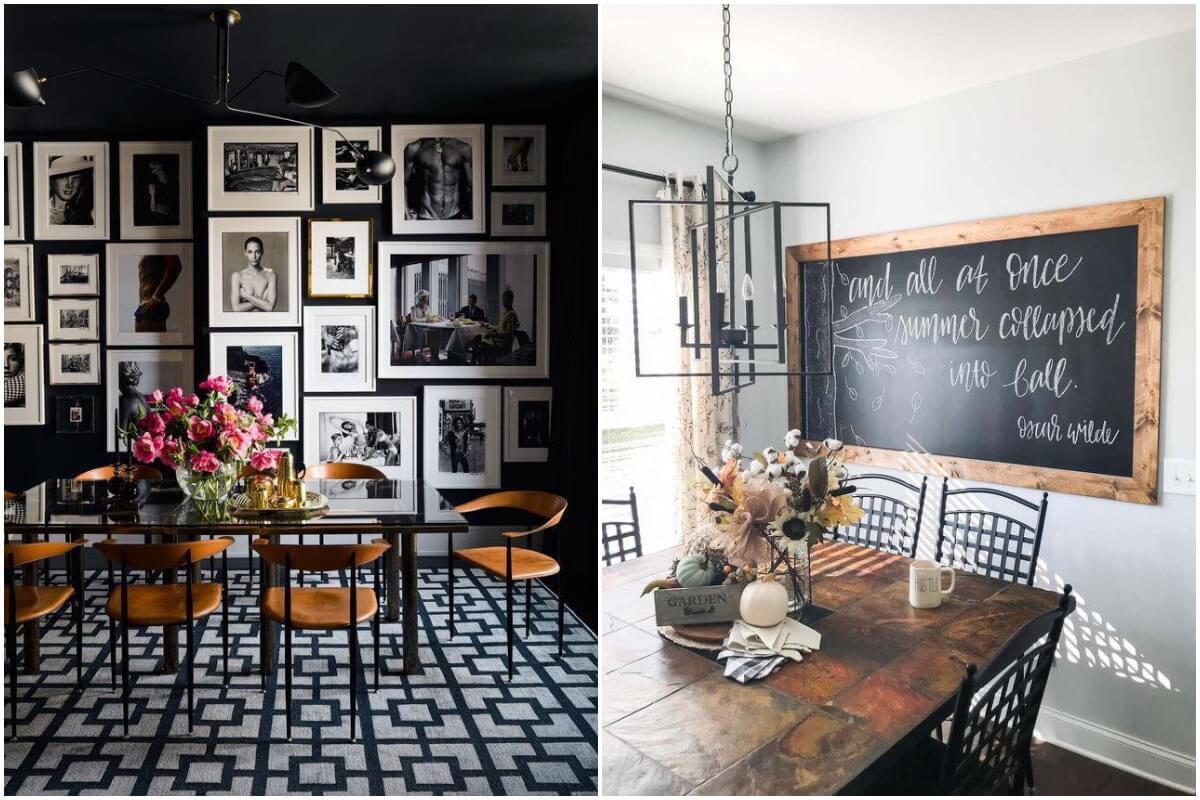 Лесно и стилно декориране на стената в трапезарията