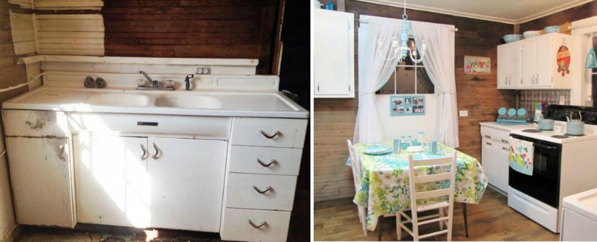 Малка, но уютна спретната кухня