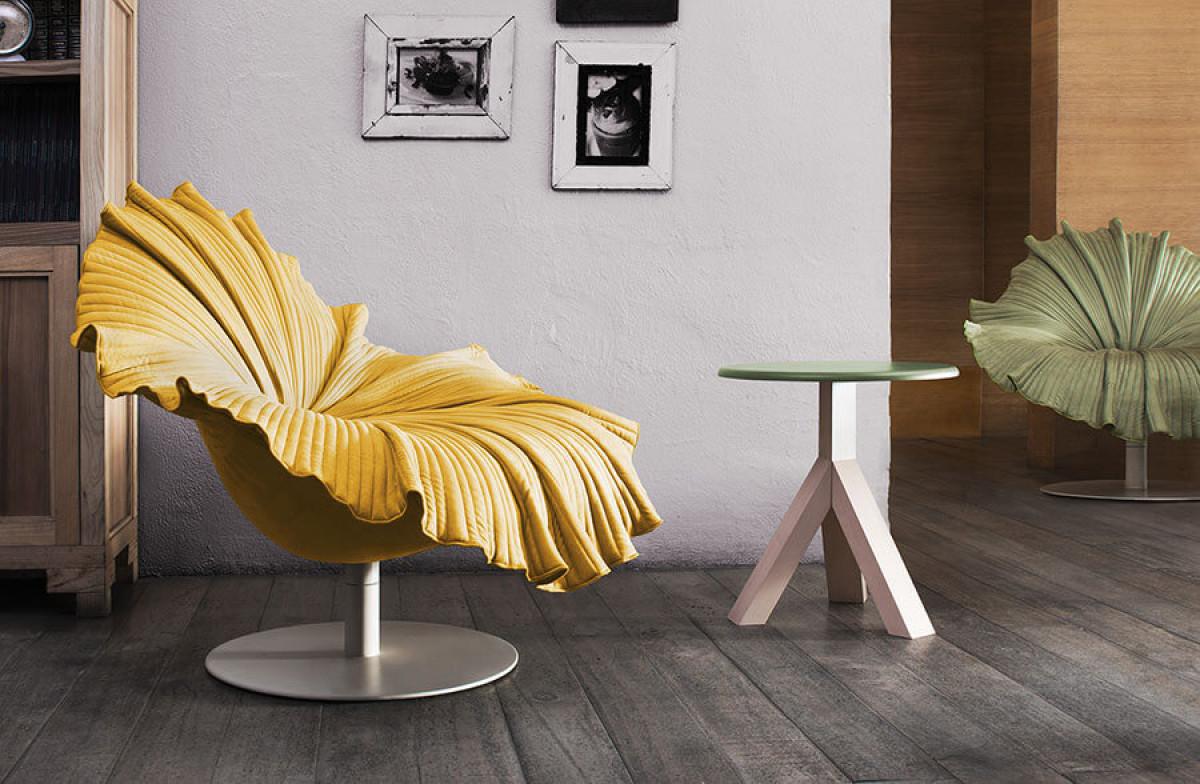 Отдайте се на заслужена почивка в ефектни кресла, пресъздващи цветя