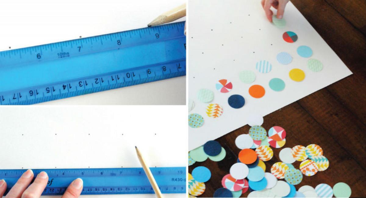 Отбележете местоположението на кръгчетата