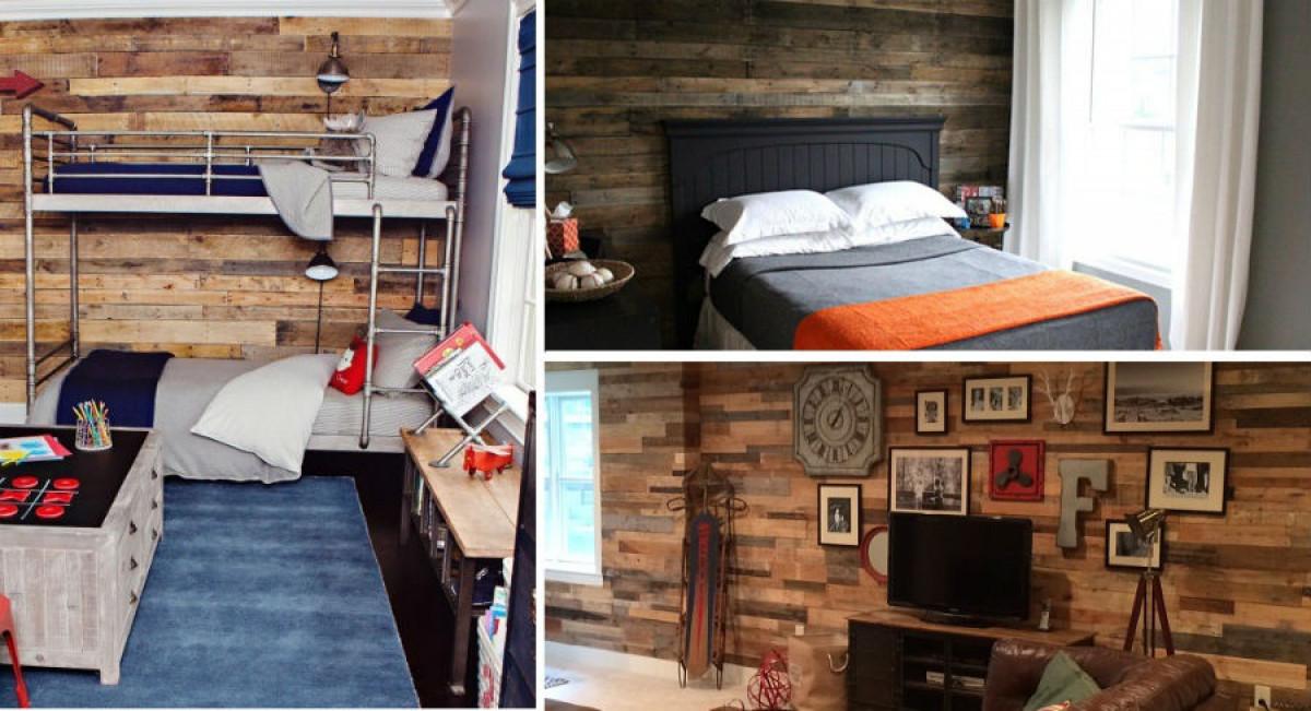 Как да си направим стена от палети